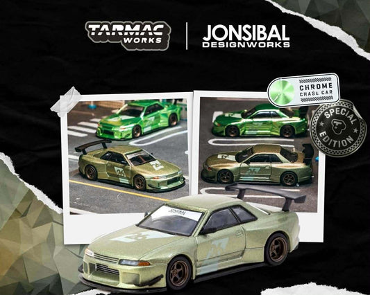 Tarmac Tokyo Autosalon Exclusive Nissan Skyline R32 (SEALED, Chance of Chase)