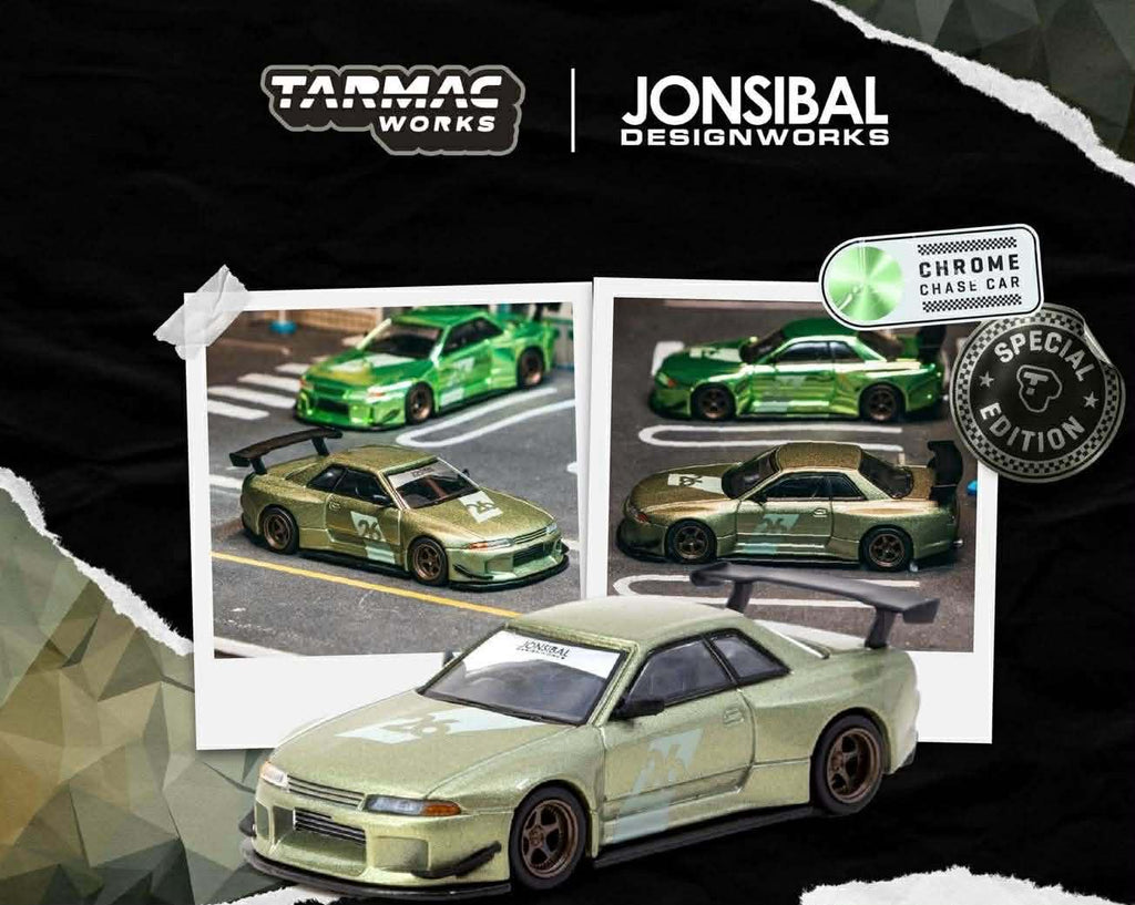 Tarmac Tokyo Autosalon Exclusive Nissan Skyline R32 (SEALED, Chance of Chase)